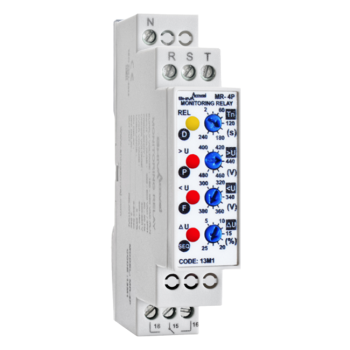 کنترل فاز ۳ فاز- مدل: MR-۴P MONITORING RELAY- MODEL:MR-4P 13M1