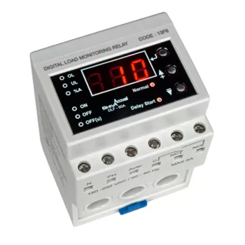 کنترل بار ۱ تا ۶۰ آمپر ۳ فاز مدل DLF-۶۰A شرکت شیوا امواج DIGITAL LOAD  MONITORING RELAY: MODEL: DLF-60A 13F6