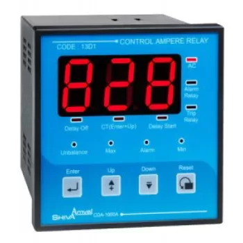 رله کنترل آمپر ۳ فاز مدل CAD-۱۰۰۰A شیوا امواج CONTROL AMPERE RELAY 3 PH MODEL CAD-1000A SHIVA AMVAJ 13D1