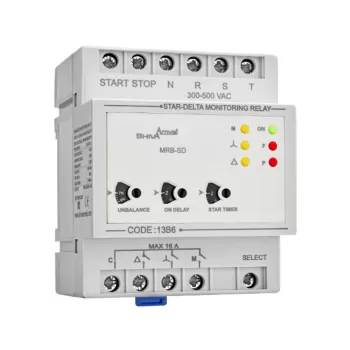 کنترل فاز ستاره مثلث مدل MRB-SD شیوا امواج STAR-DELTA MONITORING RELAY 13B6