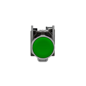 پوش باتن استارت مدل XB۴BA۳۱ اشنایدر PUSH BUTTON, METAL, FLUSH, GREEN, Ø22, SPRING RETURN, UNMARKED, 1 NO