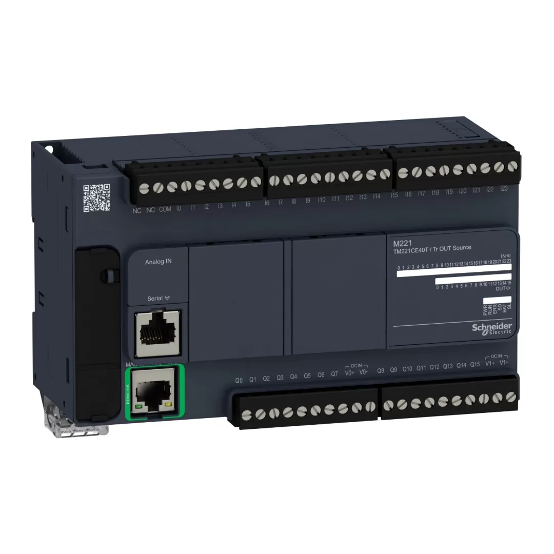 PLC اشنایدر الکتریک مدل TM۲۲۱CE۴۰T  TM221CE40T  اشنایدر الکتریک Schneider Electric