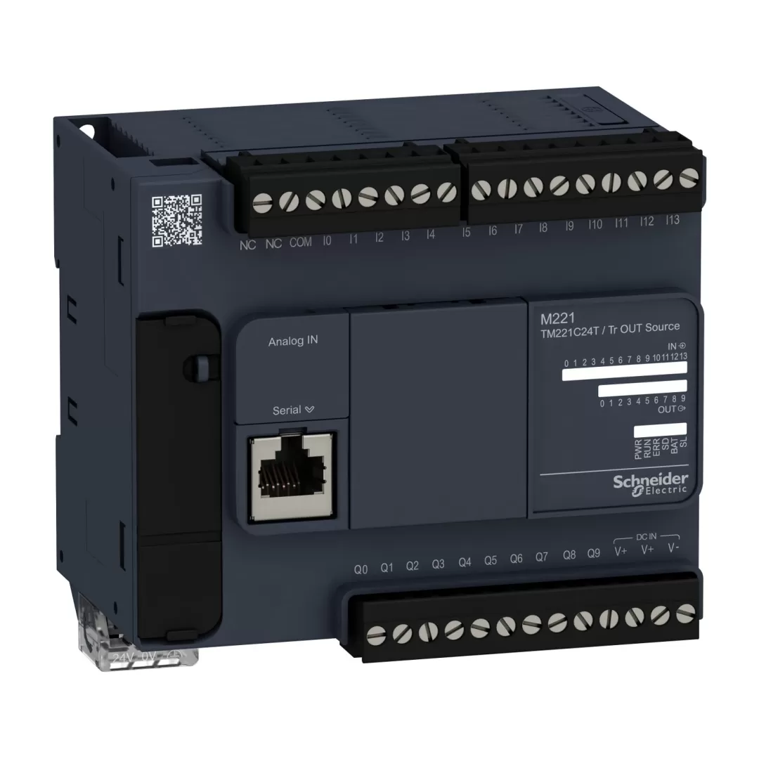 PLC اشنایدر الکتریک مدل TM۲۲۱C۲۴U  TM221C24U  اشنایدر الکتریک Schneider Electric
