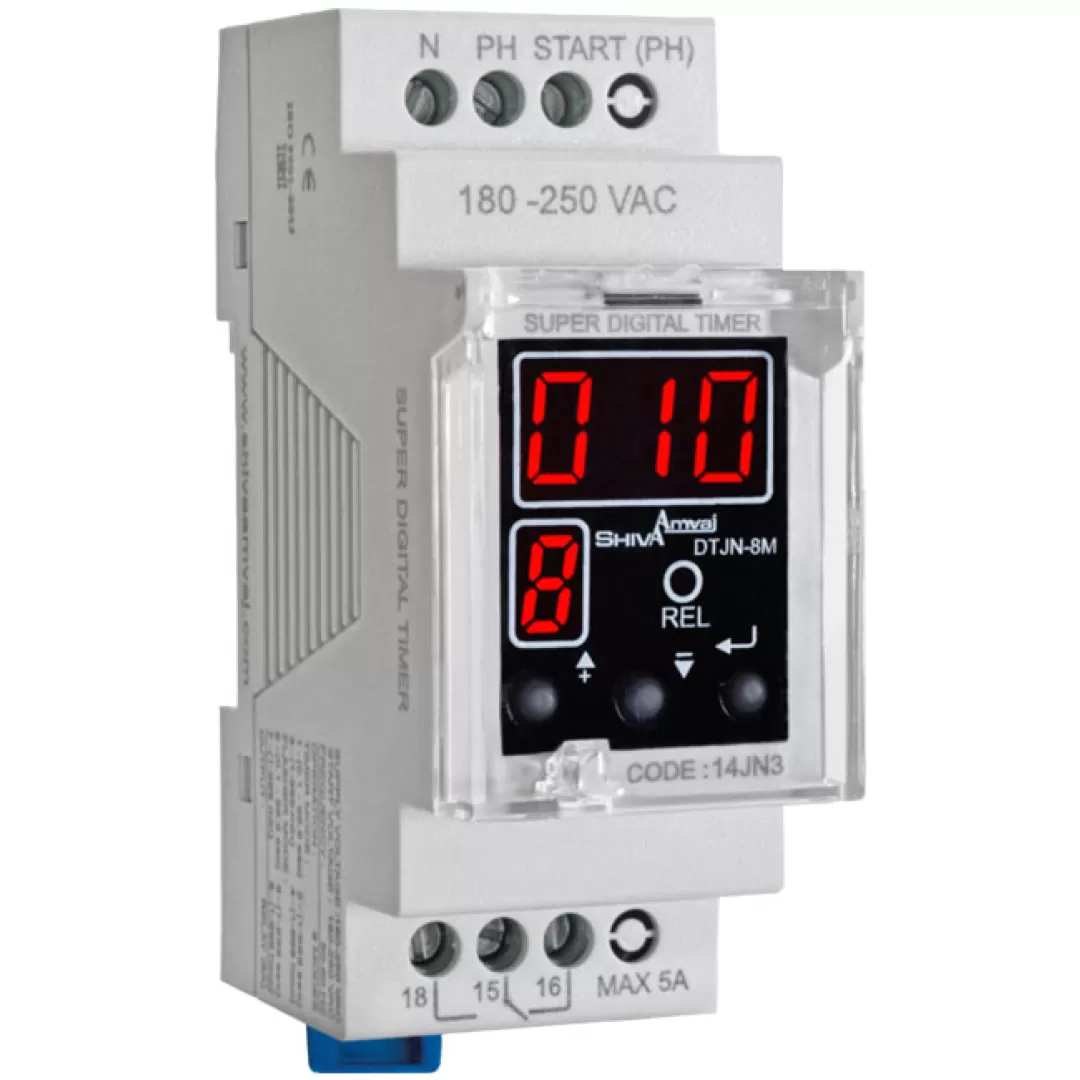 سوپر تایمر دیجیتال سری N SUPER DIGITAL TIMER (N SERIES) 14JN3  شیوا امواج SHIVA AMVAJ