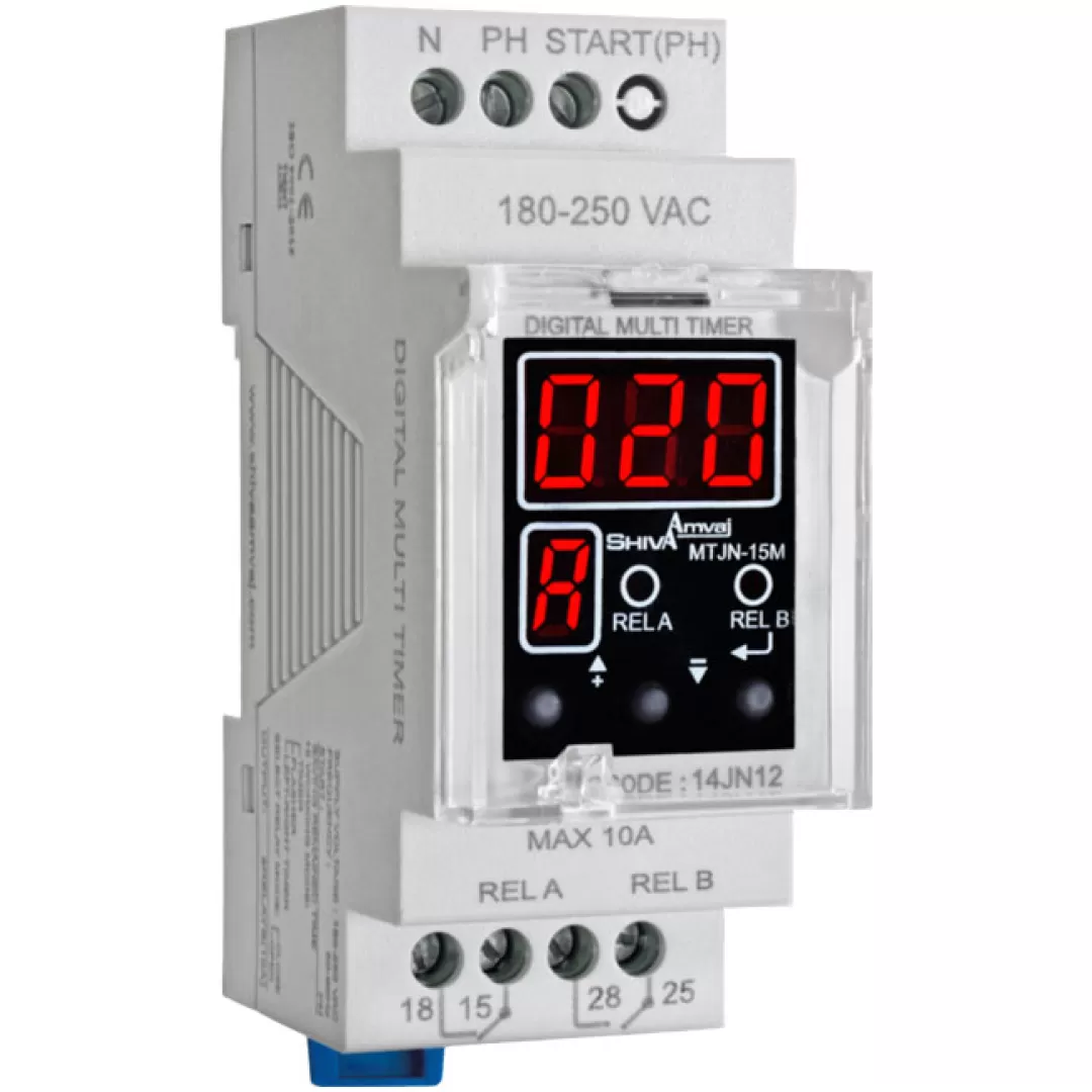 مولتی تایمر دیجیتال سری N DIGITAL MULTI TIMER (N SERIES) 14JN12  شیوا امواج SHIVA AMVAJ