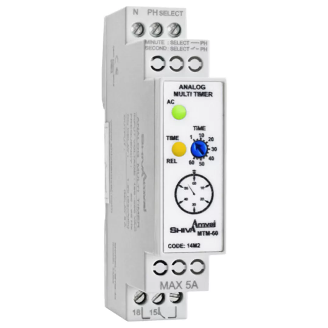 مولتی تایمر آنالوگ سری M ANALOG MULTI TIMER (M SERIES) 14M2  شیوا امواج SHIVA AMVAJ