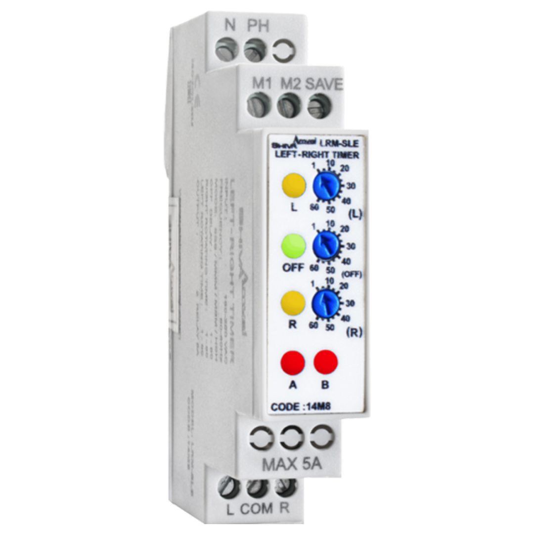 تایمر چپ گرد ، راست گرد سری M LEFT-RIGHT TIMER(M SERIES) 14M8  شیوا امواج SHIVA AMVAJ