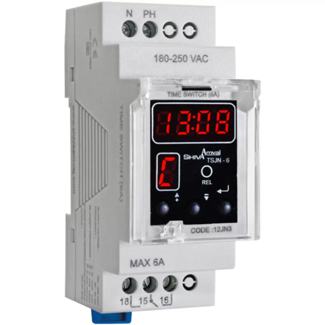 ساعت فرمان ماهیانه سری N MONTHLY TIME SWITCH (N SERIES) 12JN3  شیوا امواج SHIVA AMVAJ