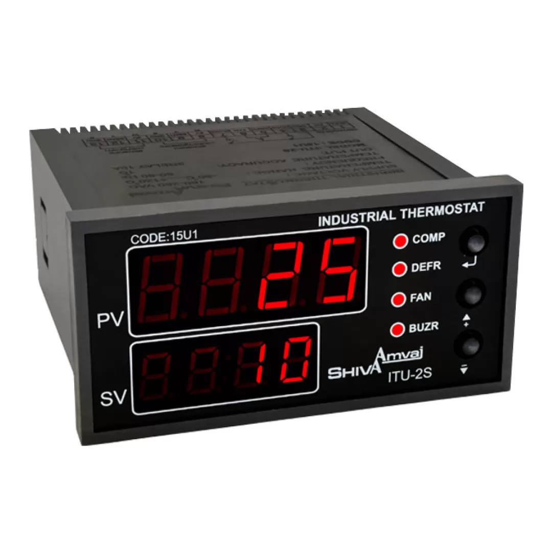 ترموستات صنعتی مدل ITU-۲S شیوا امواج INDUSTRIAL THERMOSTAT MODEL ITU-2S SHIVA AMVAJ 15U1  شیوا امواج SHIVA AMVAJ