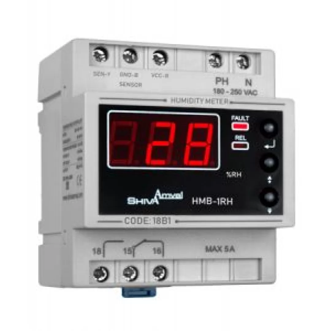 رطوبت سنج مدل HMB-۱RH شیوا امواج HUMIDITY METER MODEL HMB-1RH SHIVA AMVAJ 18B1  شیوا امواج SHIVA AMVAJ