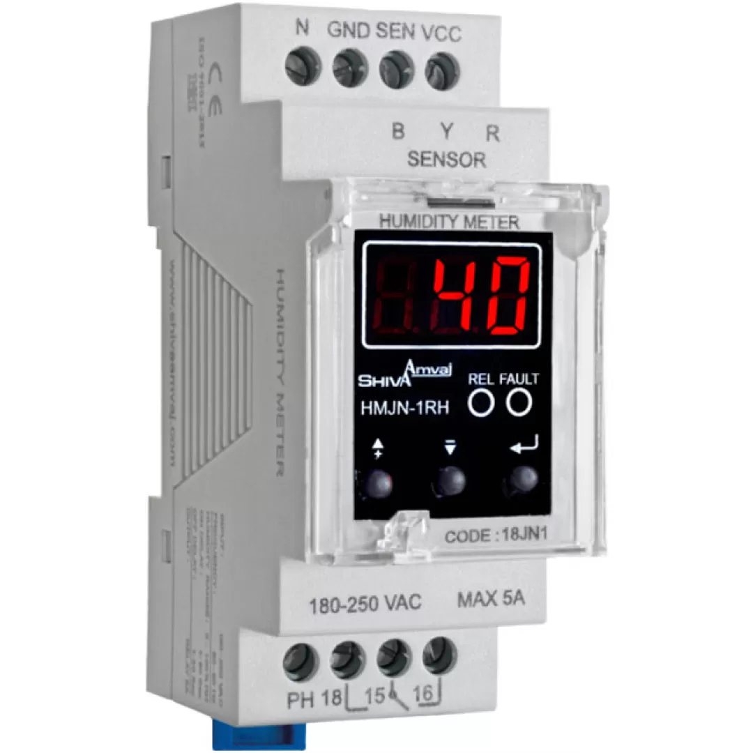 رطوبت سنج مدل HMJN-۱RH سری N شیوا امواج HUMIDITY METER MODEL HMJN-1RH N SERIES SHIVA AMVAJ 18B1  شیوا امواج SHIVA AMVAJ