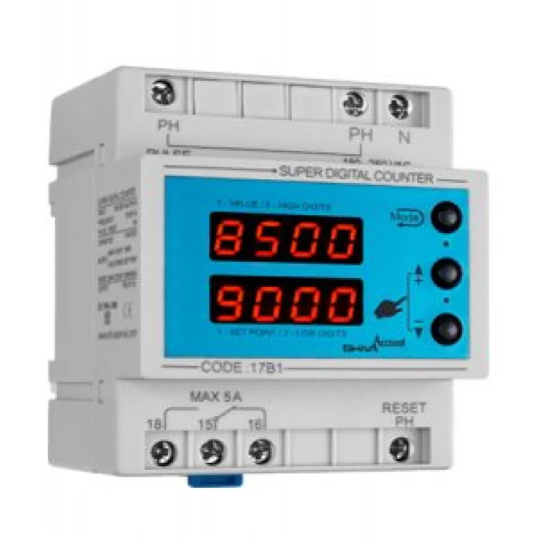 شمارنده دیجیتال مدل SDC-۲M شیوا امواج SUPER DIGITAL COUNTER MODEL SDC-2M SHIVA AMVAJ 17B1  شیوا امواج SHIVA AMVAJ