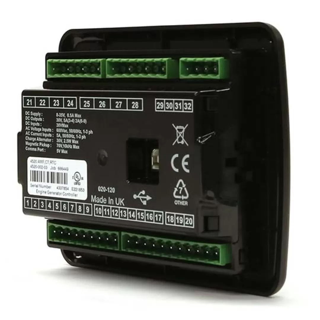 برد کنترل دیزل ژنراتور مدل ۴۵۲۰ دیپ سی AUTO SRART AND AUTO MAINS FAILURE CONTROL MODULES MODEL DSE 4520 DEEP SEA   دیپ سی Deep Sea