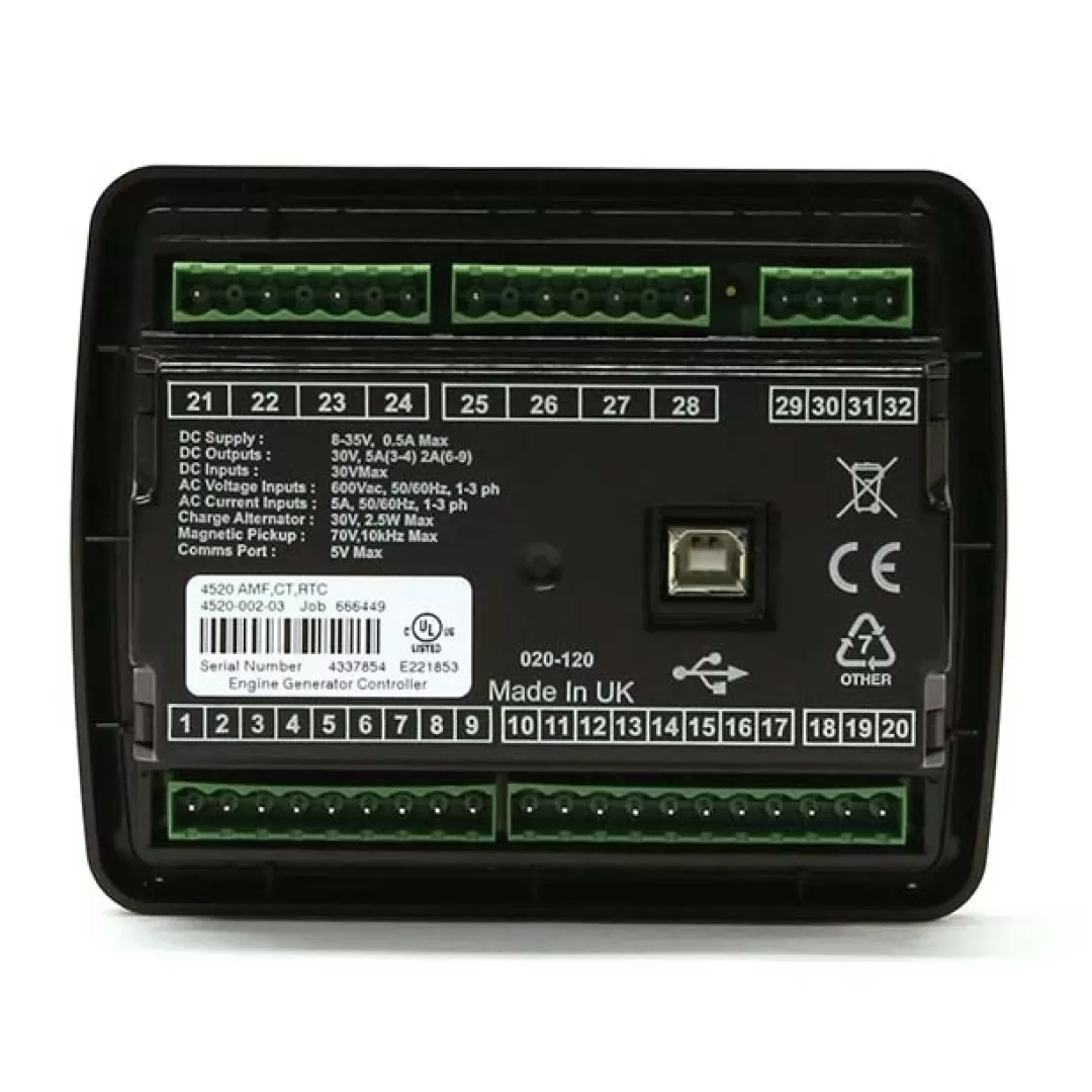 برد کنترل دیزل ژنراتور مدل ۴۵۲۰ دیپ سی AUTO SRART AND AUTO MAINS FAILURE CONTROL MODULES MODEL DSE 4520 DEEP SEA   دیپ سی Deep Sea