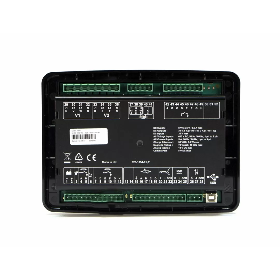 برد کنترل دیزل ژنراتور ۶۱۲۰MKIII دیپ سی AUTO SRART AND AUTO MAINS FAILURE CONTROL MODULES MODEL DSE 6120MKIII DEEP SEA   دیپ سی Deep Sea