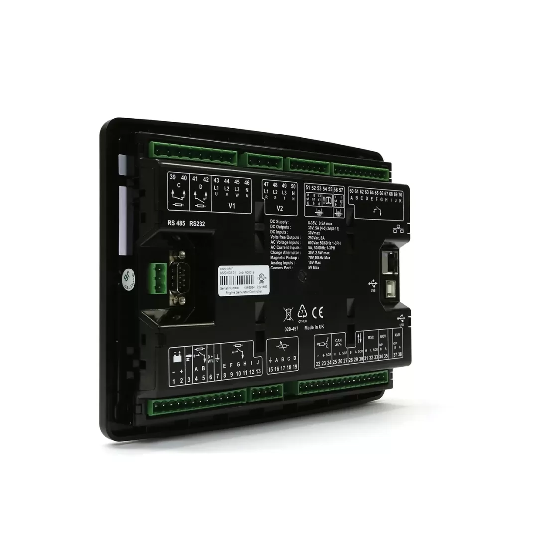 برد کنترل دیزل ژنراتور DSE ۸۶۲۰ دیپ سی AUTO SRART AND AUTO MAINS FAILURE CONTROL MODULES MODEL DSE 8620 DEEP SEA   دیپ سی Deep Sea