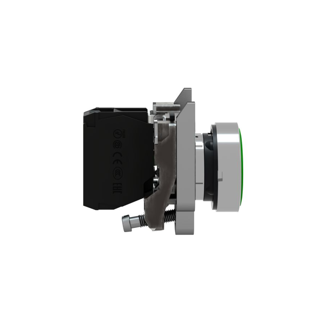 پوش باتن استارت مدل XB۴BA۳۱ اشنایدر PUSH BUTTON, METAL, FLUSH, GREEN, Ø22, SPRING RETURN, UNMARKED, 1 NO   اشنایدر الکتریک Schneider Electric